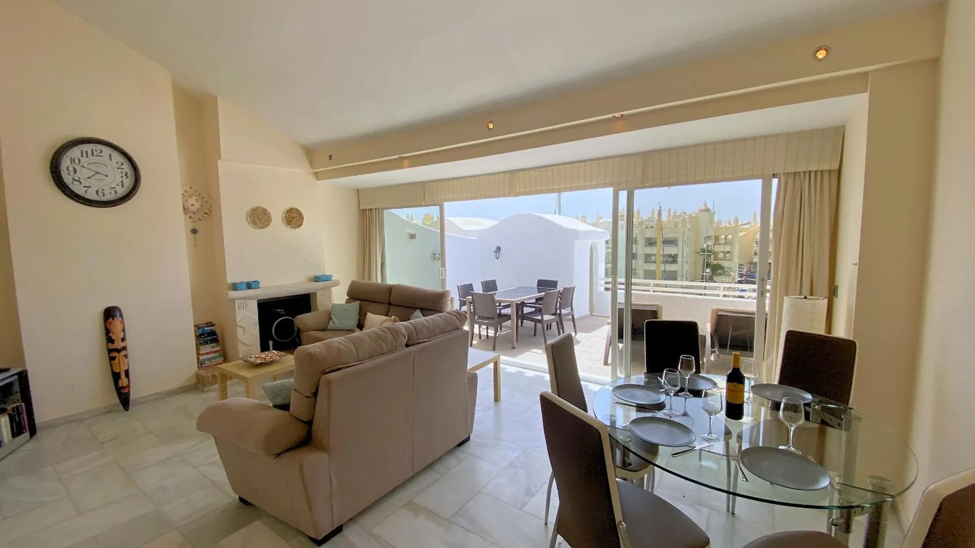 شقة Benalmadena Harbour Penthouse With Big Terrace And Sea View